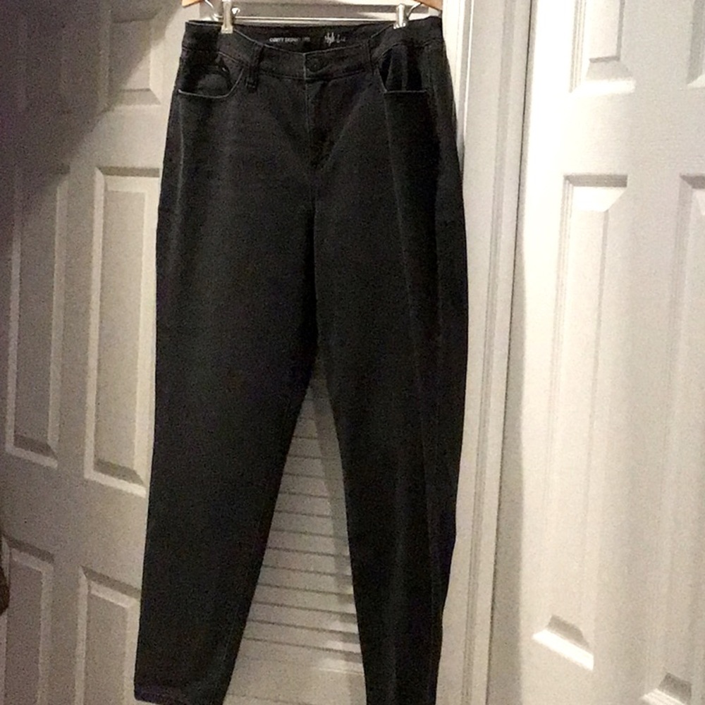 Style and Co Curvy Skinny Leg Jeans , Black Sz 14